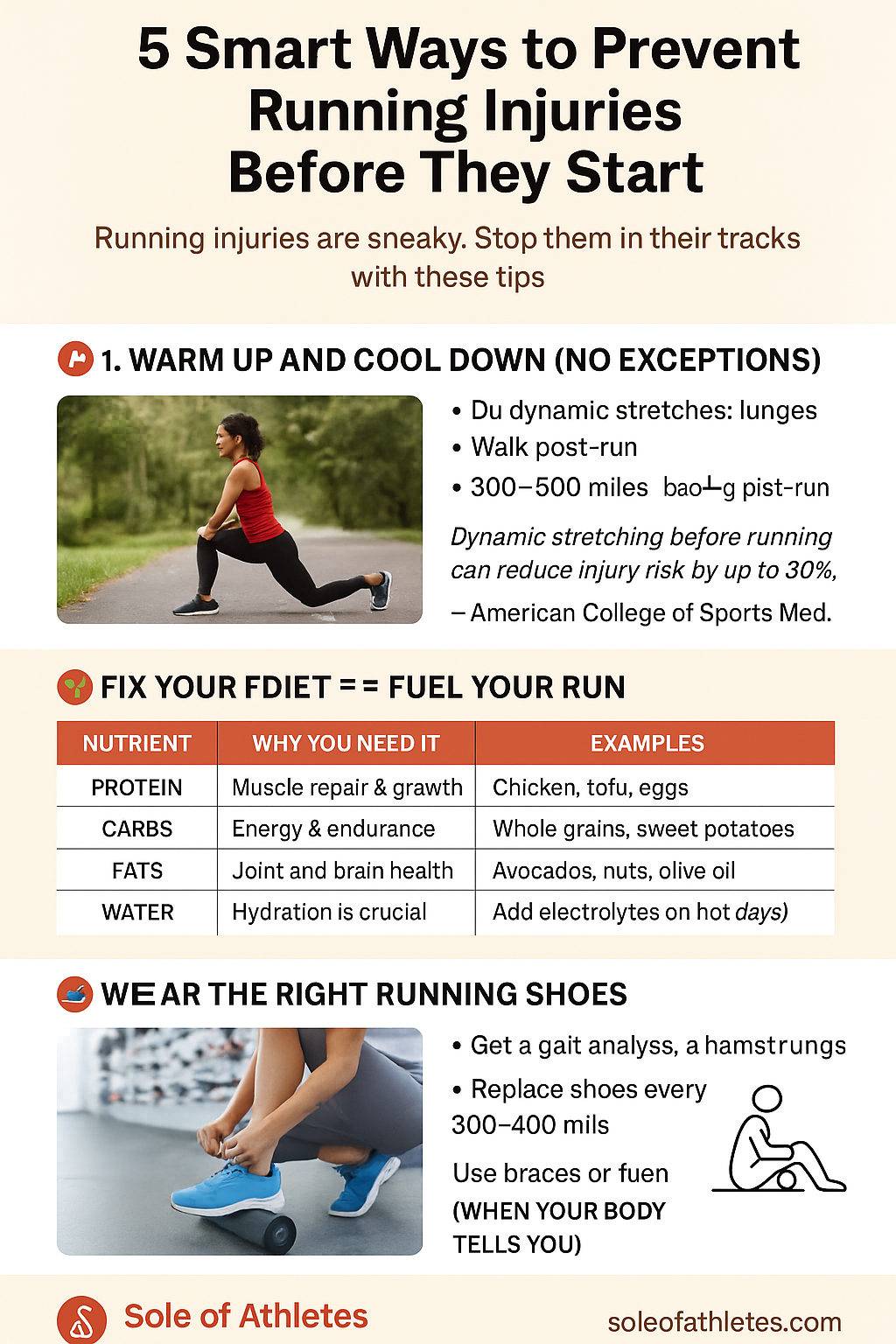 5 Proven Ways to Prevent Running Injuries | Sole of Athletes